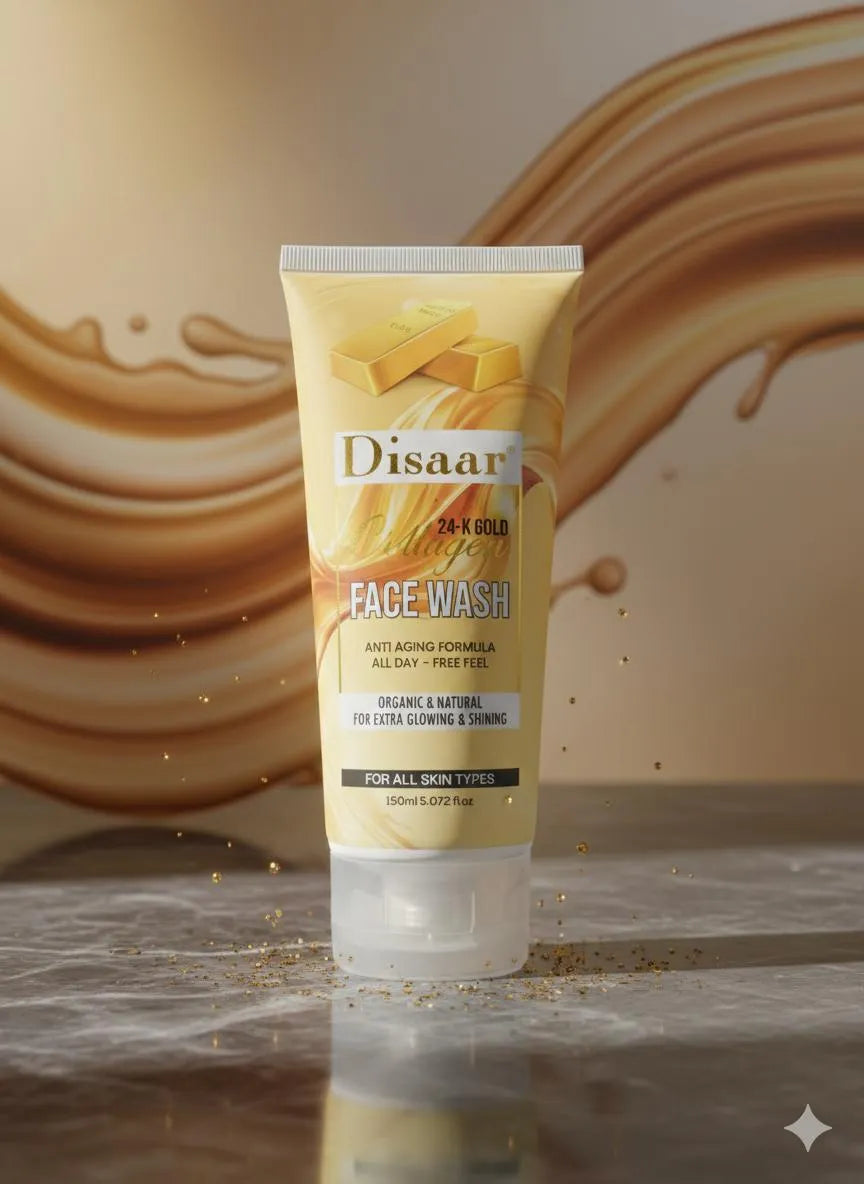 Disaar 24k gold facewash 150ml