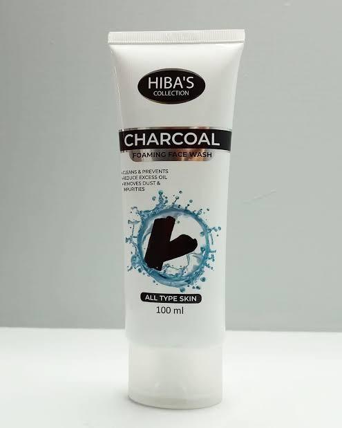 Charcoal foaming face wash