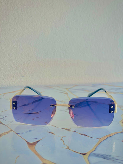 2 Metal frame Glasses