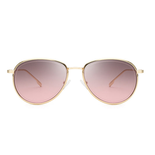Women’s sunglasses gold fram