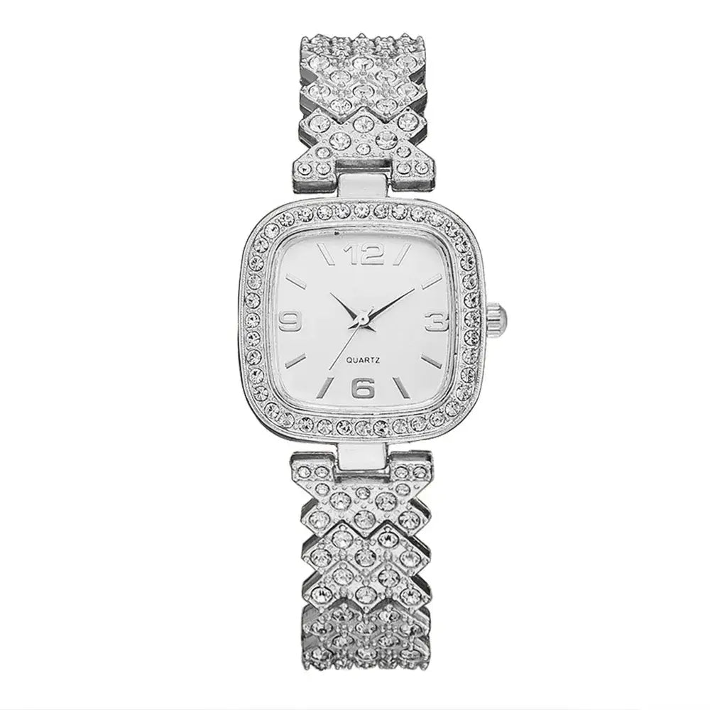 Rose gold women watch