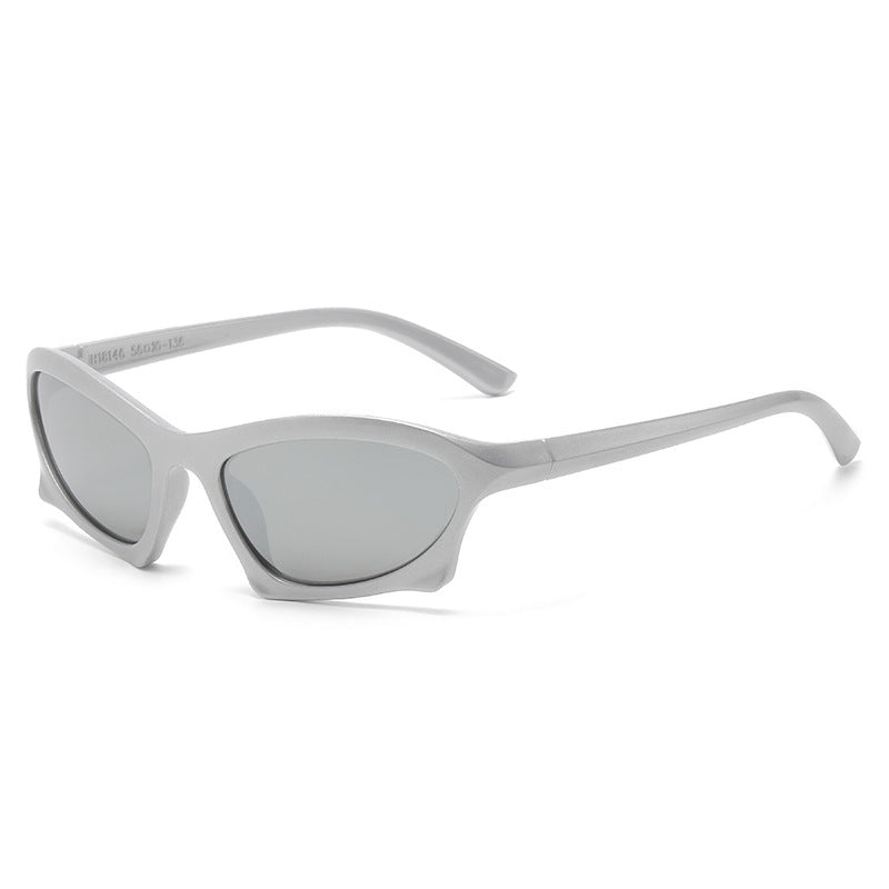 Silver frameUV protection glasses