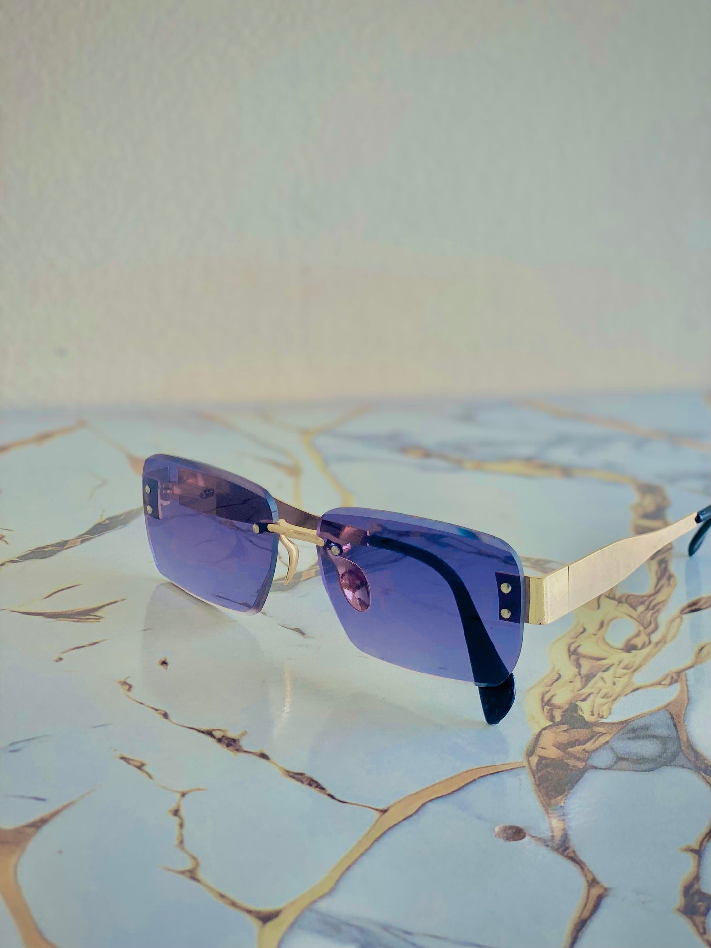 2 Metal frame Glasses