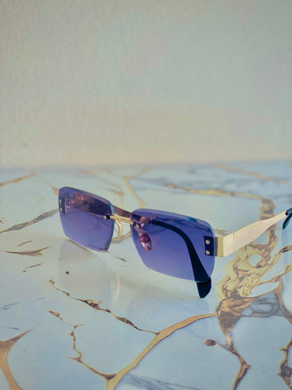 2 Metal frame Glasses