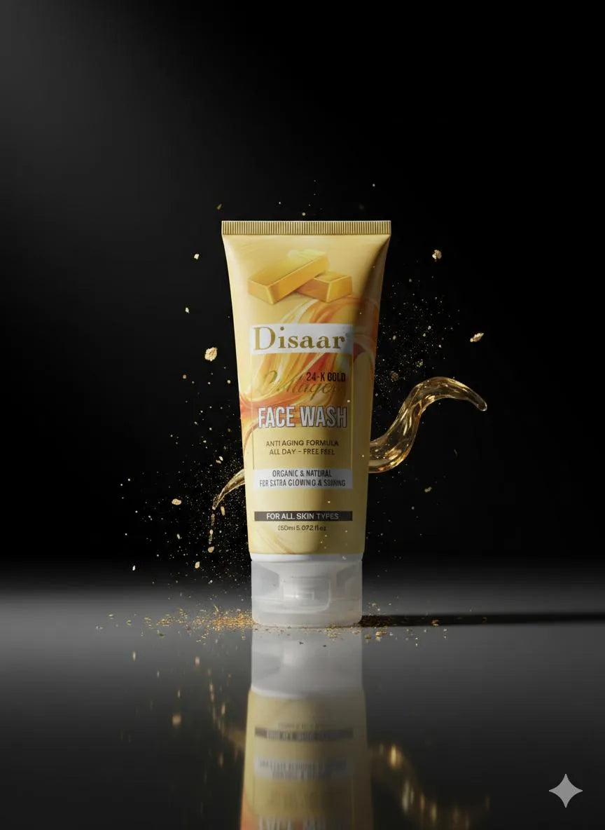 Disaar 24k gold facewash 150ml